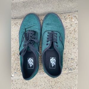 Velvet Green Vans